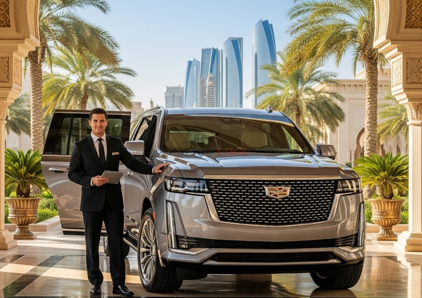Cadillac Escalade (Platinium ESV) 2025 by glidelimo with Chauffeur Service