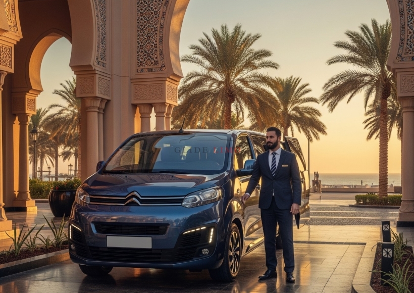 Citroen SpaceTourer 2025 with driver in dubai by glidelimo