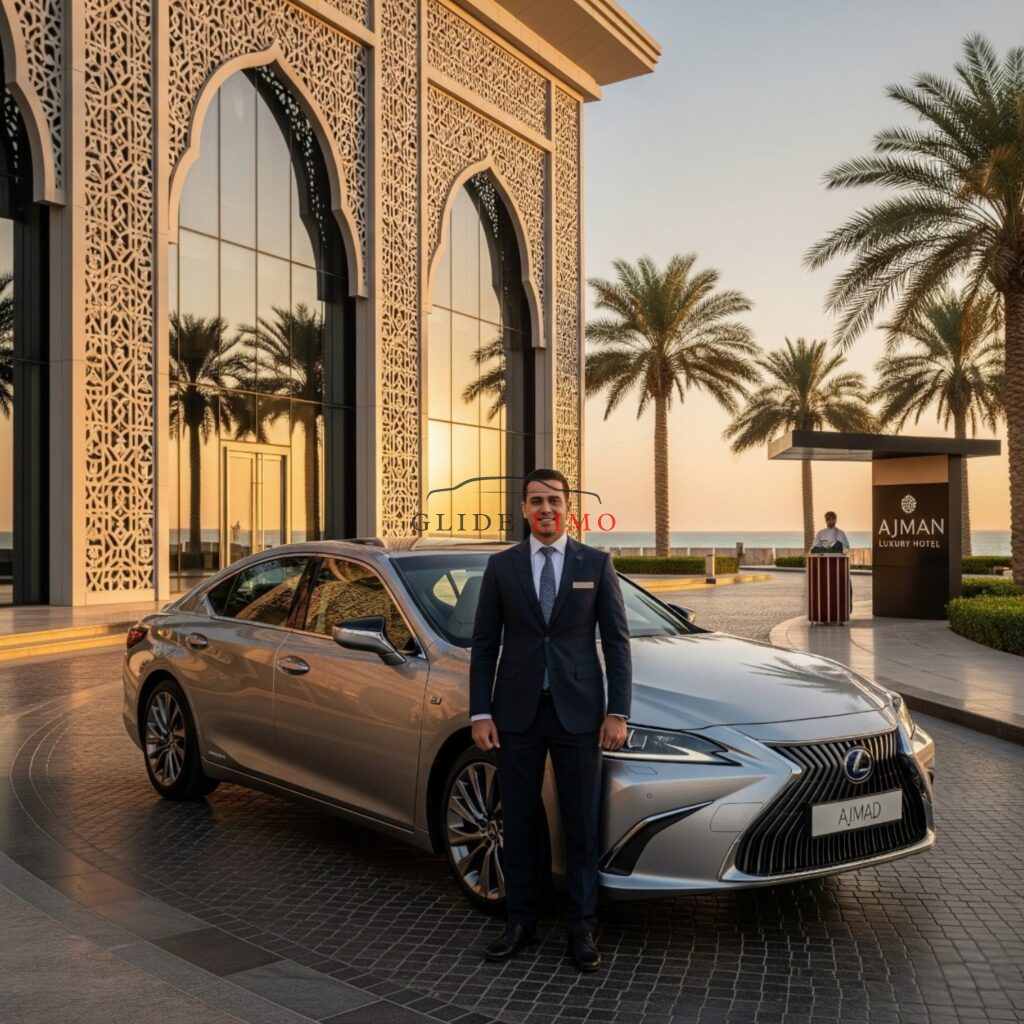 Lexus ES 350 Hybrid 2025 by glidelimo with Chauffeur Service