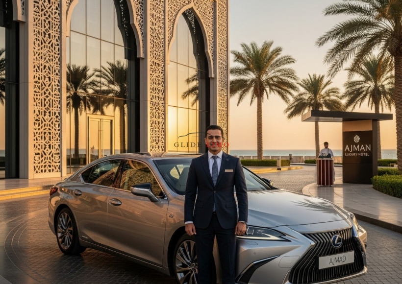 Lexus ES 350 Hybrid 2025 by glidelimo with Chauffeur Service