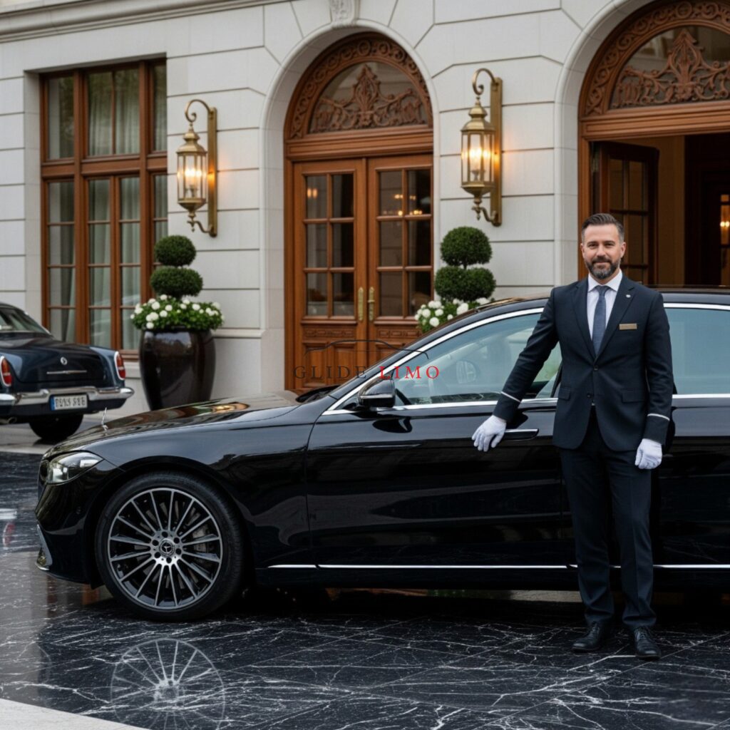 Mercedes Benz S 500 2024 by glidelimo with Chauffeur Service