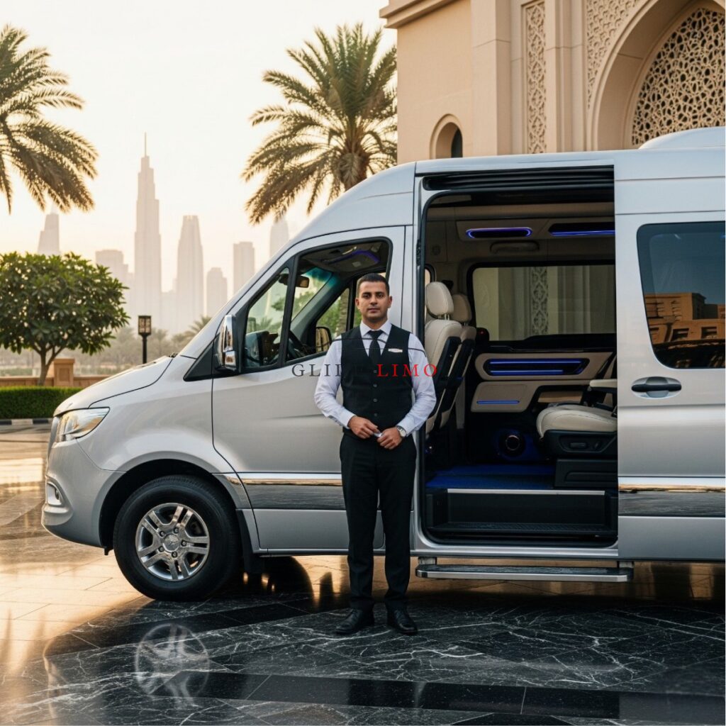 Mercedes Benz Sprinter - 8 Pax 2025 by glidelimo with Chauffeur Service