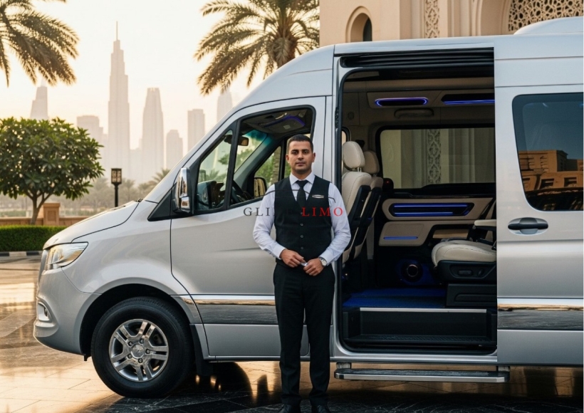 Mercedes Benz Sprinter - 8 Pax 2025 by glidelimo with Chauffeur Service