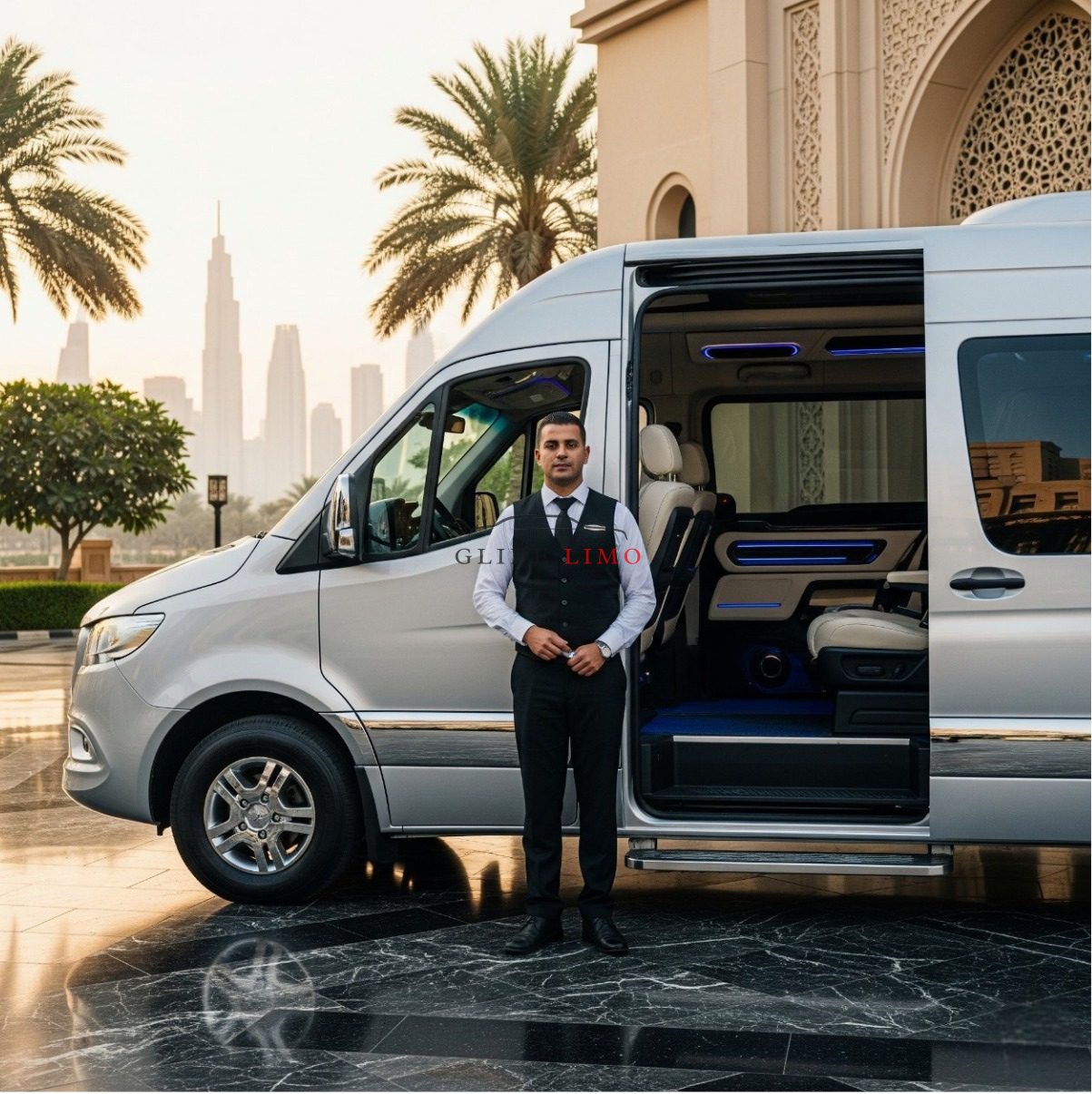 Mercedes Benz Sprinter - 8 Pax 2025 by glidelimo with Chauffeur Service