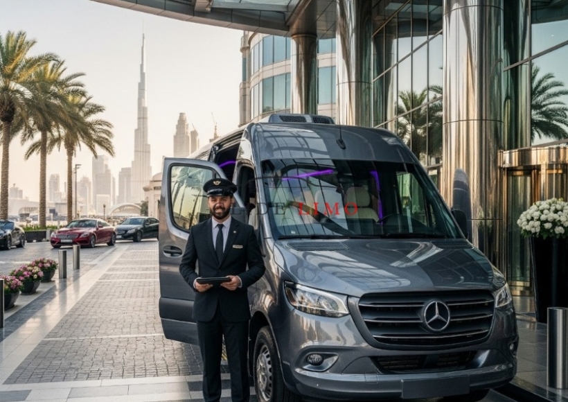 Mercedes Benz Sprinter - 16 Pax 2025 by glidelimo with Chauffeur Service