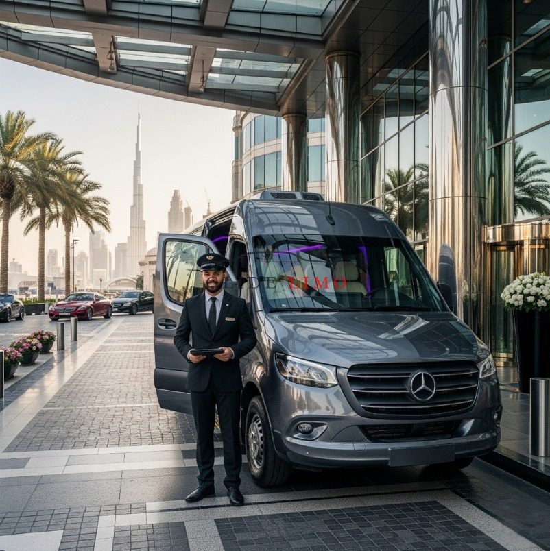 Mercedes Benz Sprinter - 16 Pax 2025 by glidelimo with Chauffeur Service