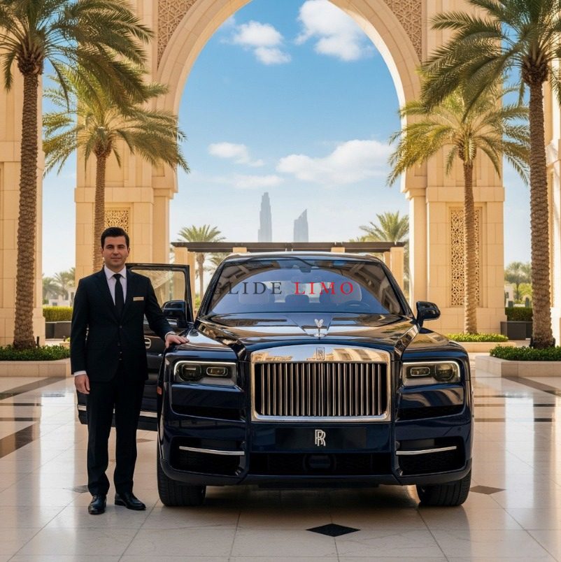 Rolls Royce Cullinan 2023 by glidelimo with Chauffeur Service