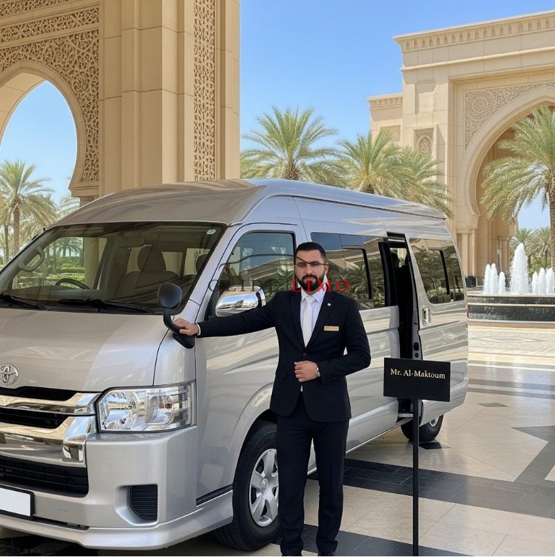 Toyota Hiace 12 Pax 2025 by glidelimo with Chauffeur Service