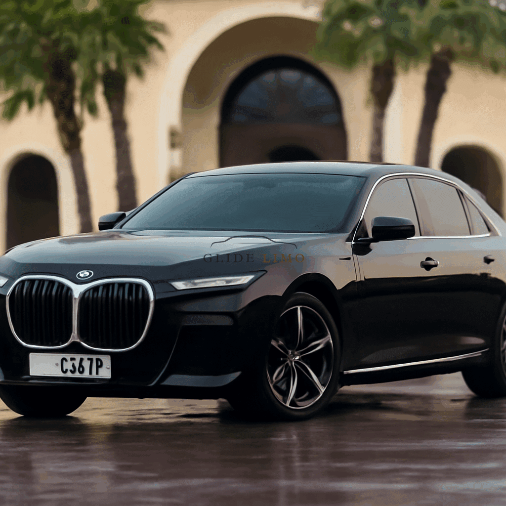 bmw 740i with Chauffeur Service