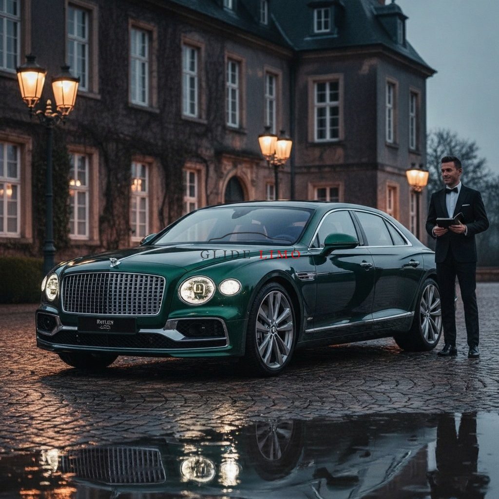 Bentley Flying Spur 2025 with chauffeur service