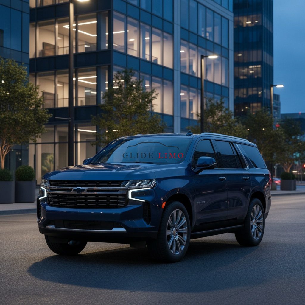 Chevrolet Suburban 2025 with driver in dubai