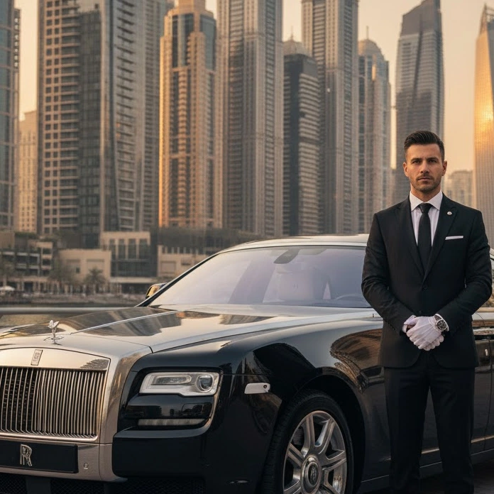 Rent a car with driver in dubai