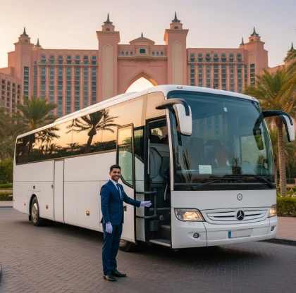 luxury bus rental dubai