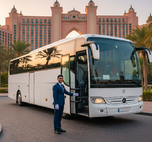 luxury bus rental dubai