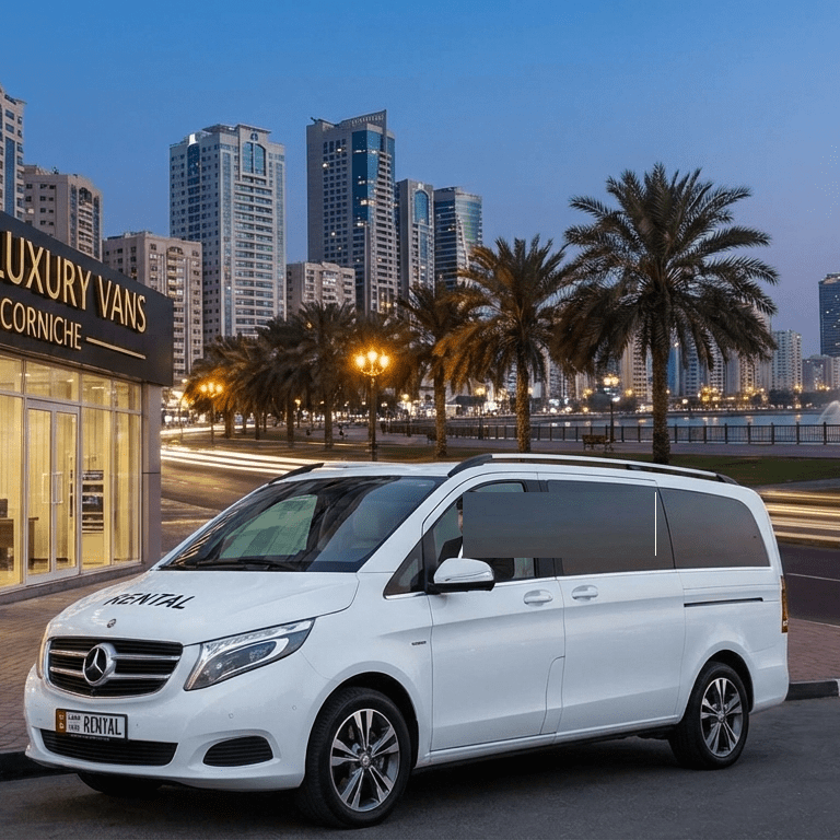 Luxury van rental sharjah 2