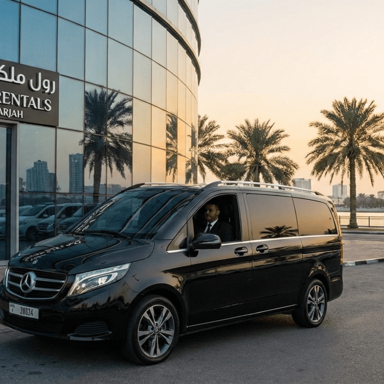 luxury van rental sharjah