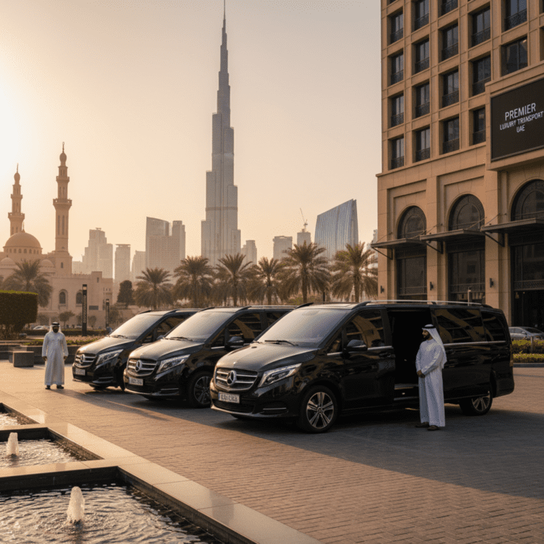 luxury van rental sharjah