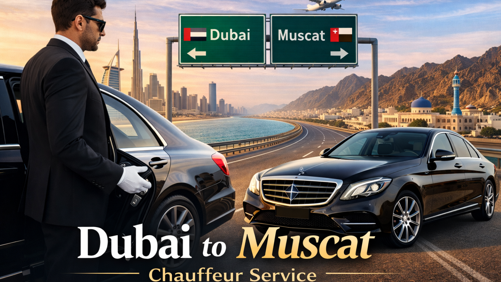 Dubai to Muscat Chauffeur Service
