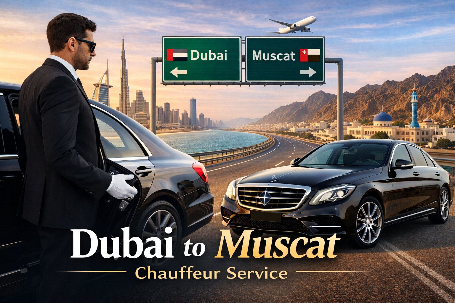 Dubai to Muscat Chauffeur Service