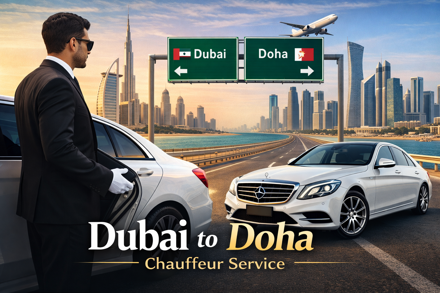 Dubai to Doha Chauffeur Service