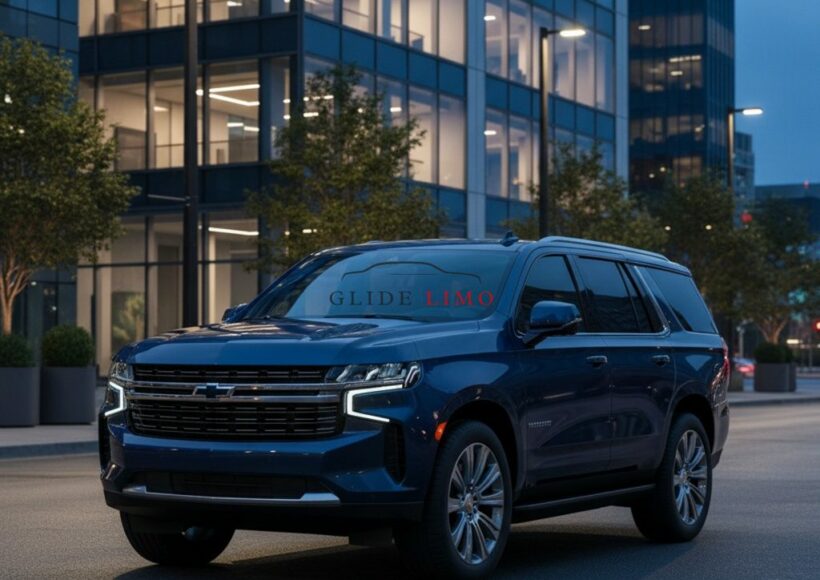 Chevrolet Suburban 2025 with driver in dubai