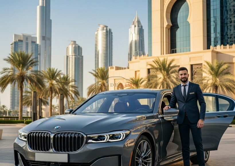 BMW 740i 2025 with chauffeur service