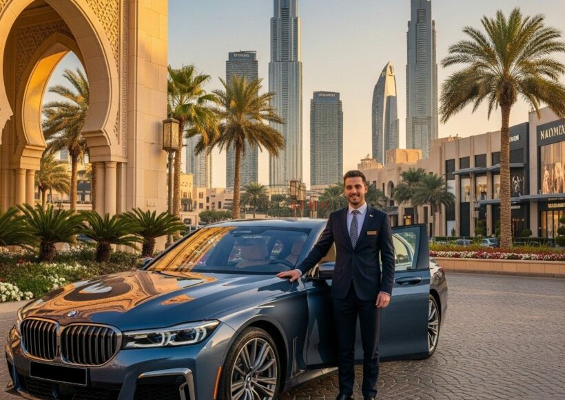 BMW 735i 2025 with a chauffeur