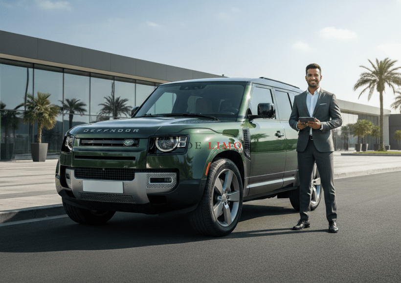 Rent Range Rover Defender X V6 2024 with driver in dubai