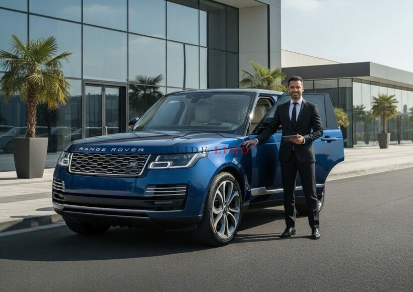 Land Rover Vogue Autobiography with Driver in dubai
