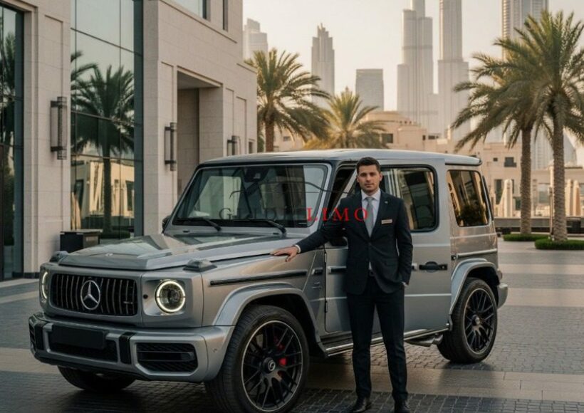 Mercedes Benz G 63 2025 with driver in dubai by glidelimo