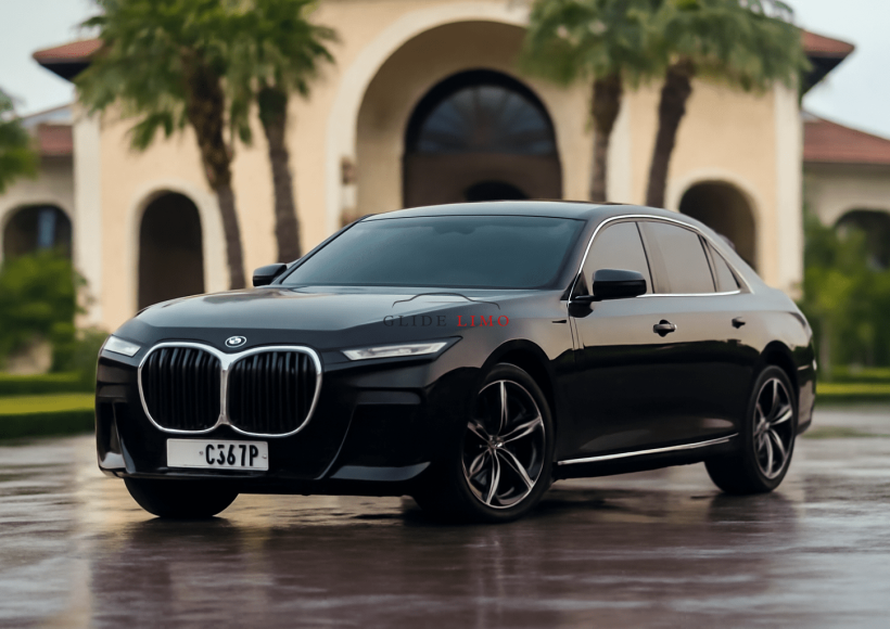 bmw 740i with Chauffeur Service